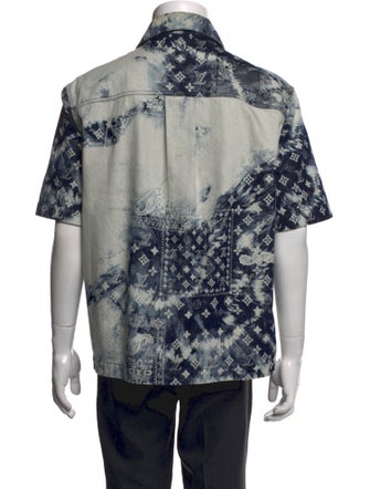 Louis Vuitton 2022 LV Monogram Denim Shirt