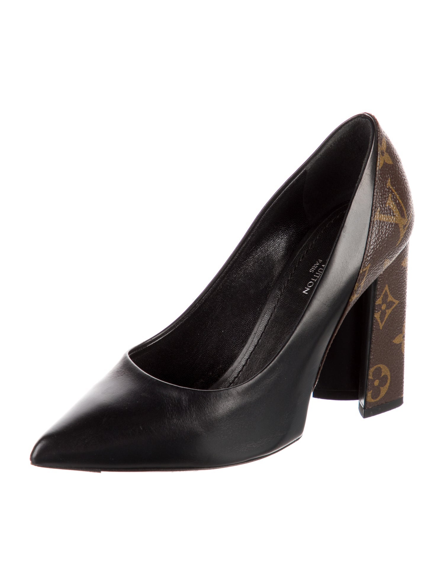 Louis Vuitton LV Monogram Leather Pumps