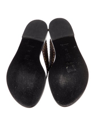 Louis Vuitton LV Monogram Studded Accents Slides