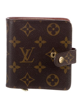 Louis Vuitton 2000 LV Monogram Compact Zippé Wallet