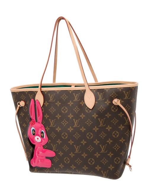 Louis Vuitton LV Monogram Sun Yitian Rabbit Neverfull w/Pouch MM 2024