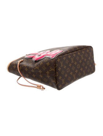 Louis Vuitton LV Monogram Sun Yitian Rabbit Neverfull w/Pouch MM 2024