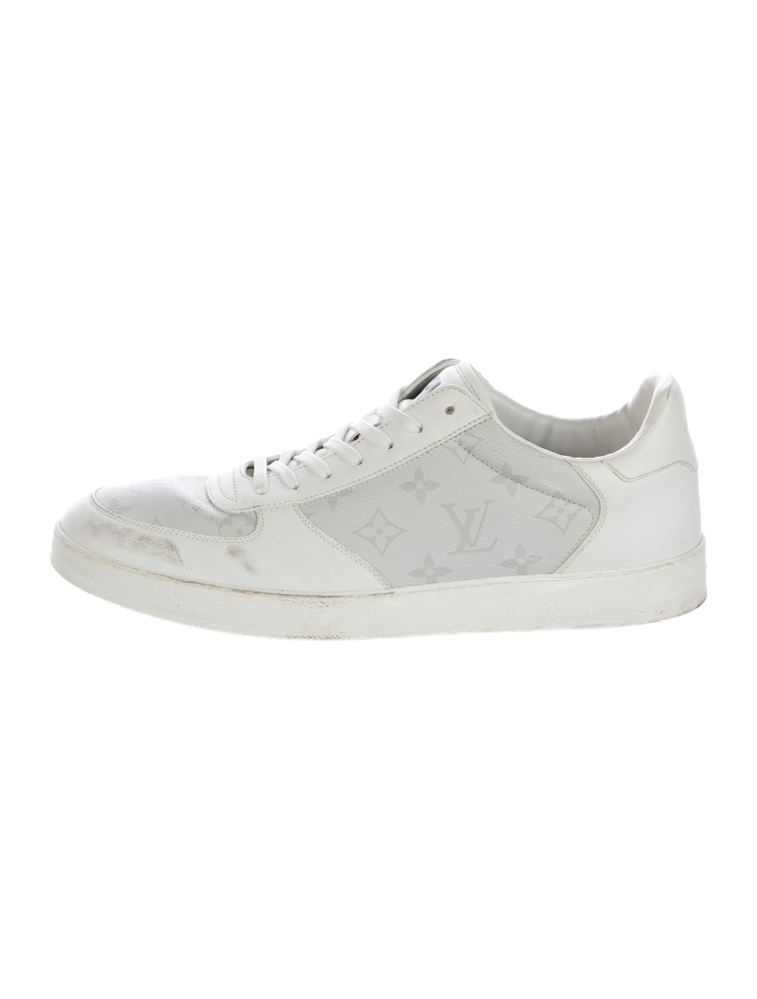 Louis Vuitton Monogram Pattern Leather Sneakers