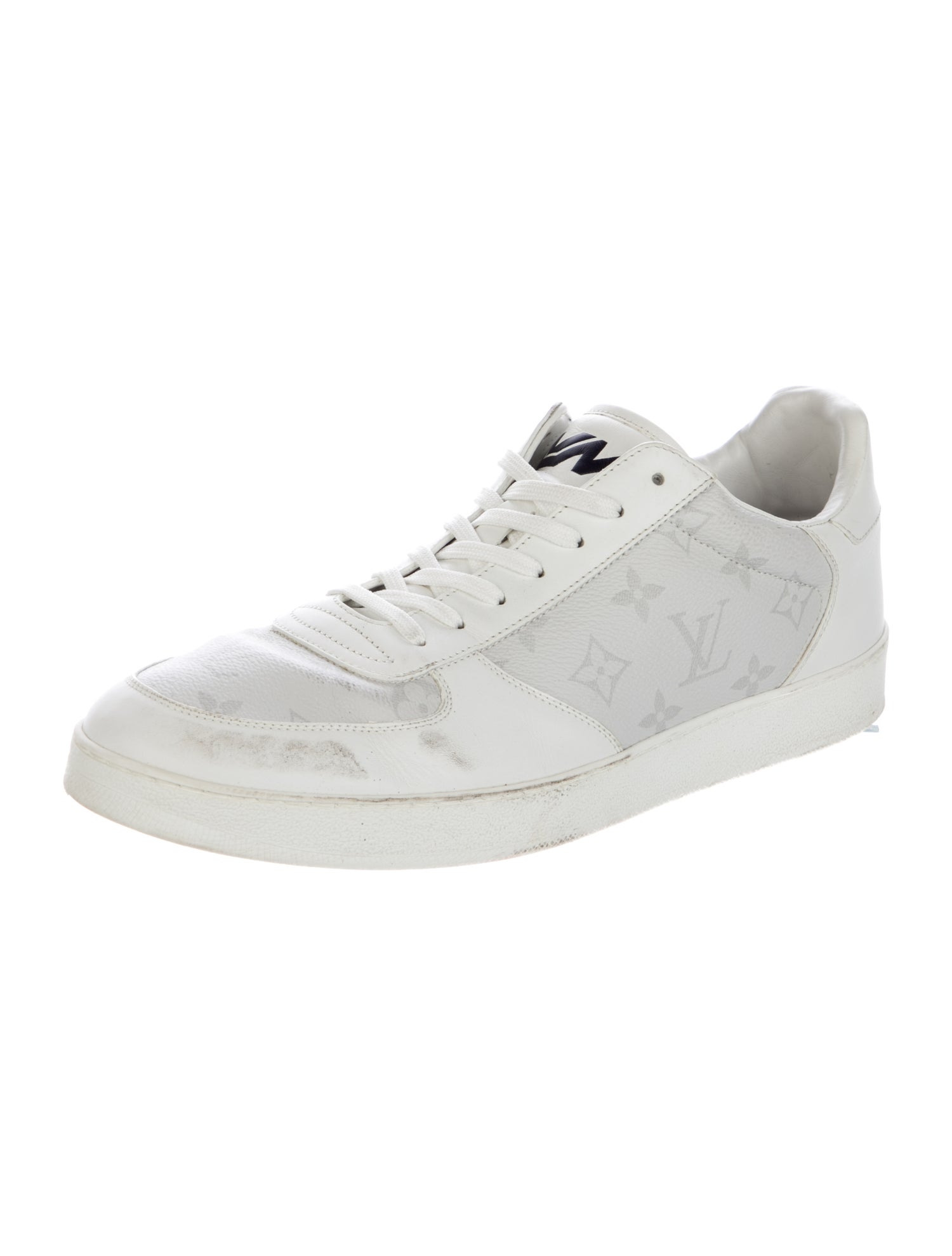 Louis Vuitton Monogram Pattern Leather Sneakers