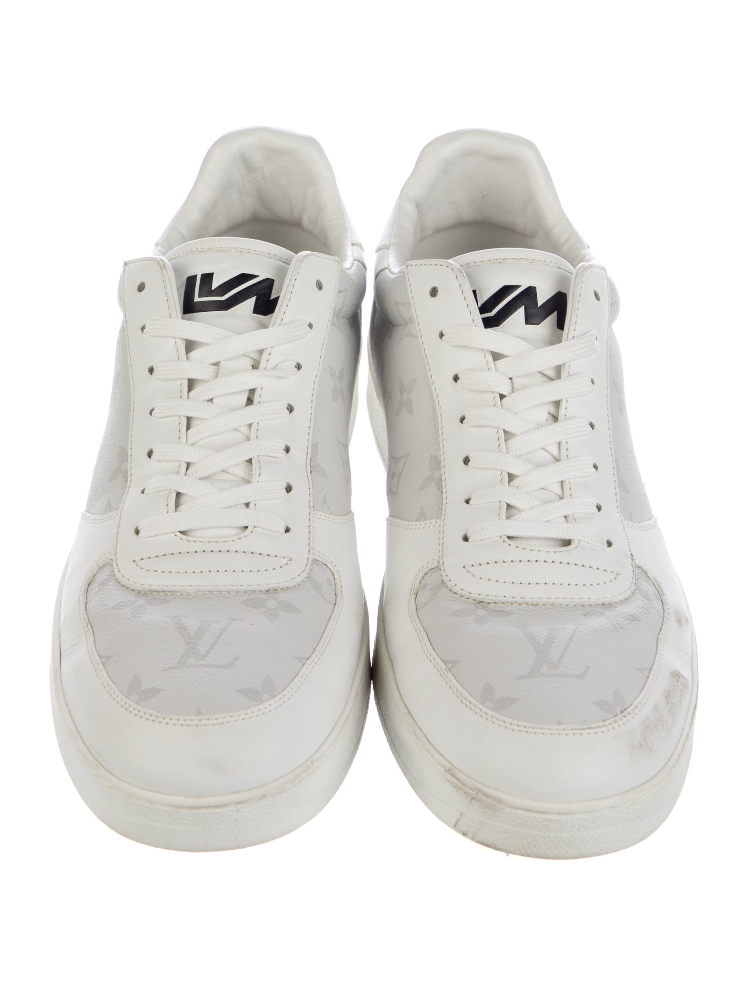 Louis Vuitton Monogram Pattern Leather Sneakers