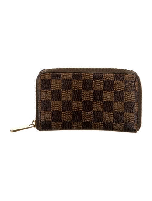 Louis Vuitton 2013 Damier Ebene Pattern Zippy Compact Wallet