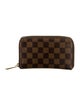 Louis Vuitton 2013 Damier Ebene Pattern Zippy Compact Wallet