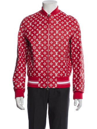 Louis Vuitton x Supreme 2017 LV Monogram Bomber Jacket