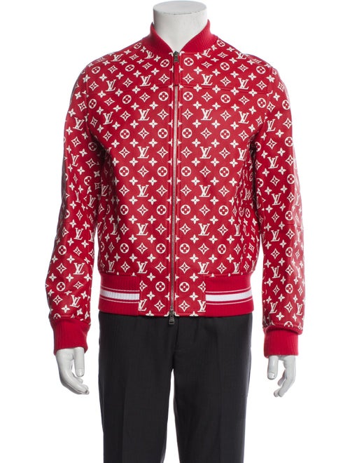 Louis Vuitton x Supreme 2017 LV Monogram Bomber Jacket