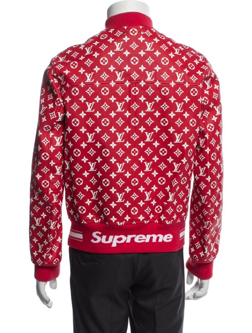 Louis Vuitton x Supreme 2017 LV Monogram Bomber Jacket