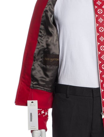Louis Vuitton x Supreme 2017 LV Monogram Bomber Jacket