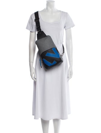 Louis Vuitton Leather Messenger Bag