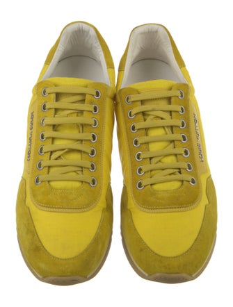 Louis Vuitton Nylon Colorblock Pattern Sneakers