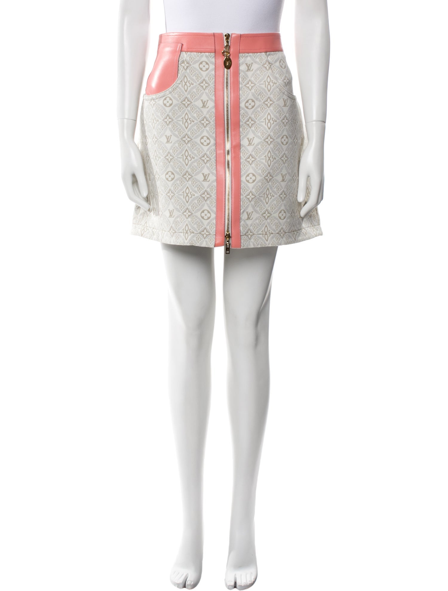 Louis Vuitton Printed Mini Skirt