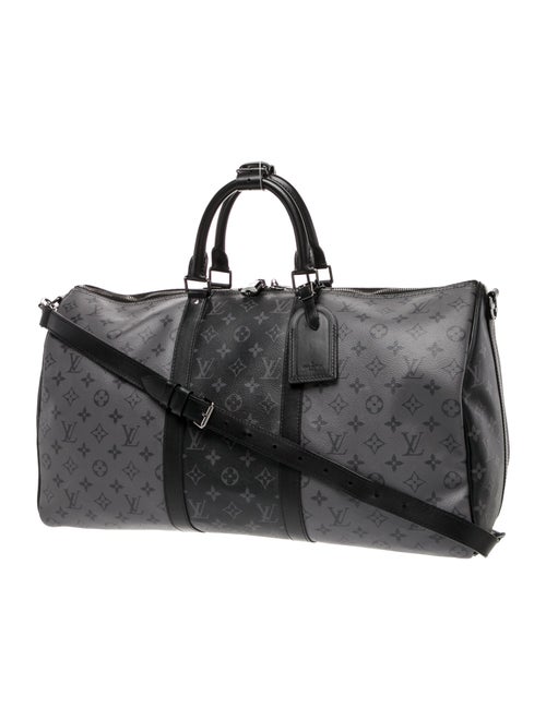 Louis Vuitton Monogram Eclipse Keepall Bandouliere 50
