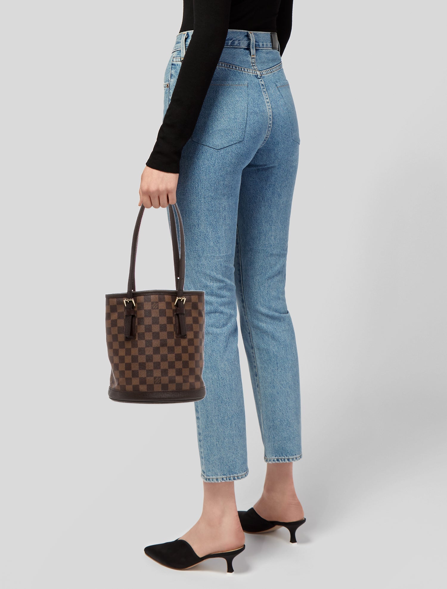 Louis Vuitton Coated Canvas Marais Bucket Vintage