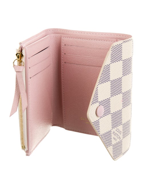 Louis Vuitton Damier Azur Pattern Coated Canvas Victorine Wallet