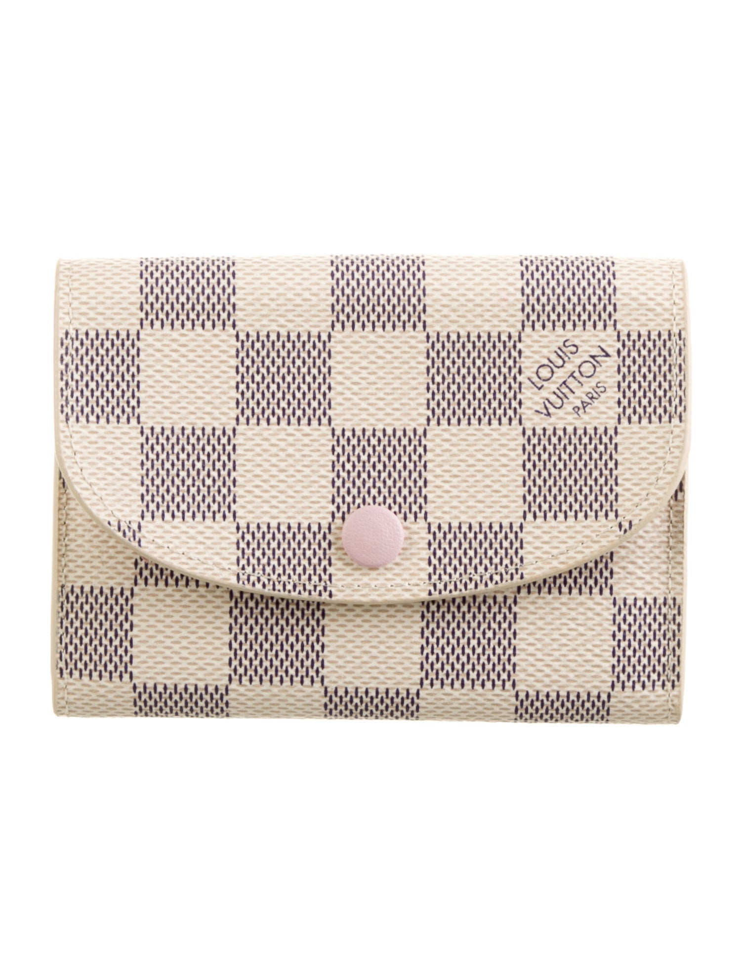 Louis Vuitton 2020 Damier Azur Pattern Rosalie Coin Purse