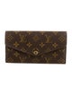 Louis Vuitton 2017 Monogram Pattern Sarah Wallet