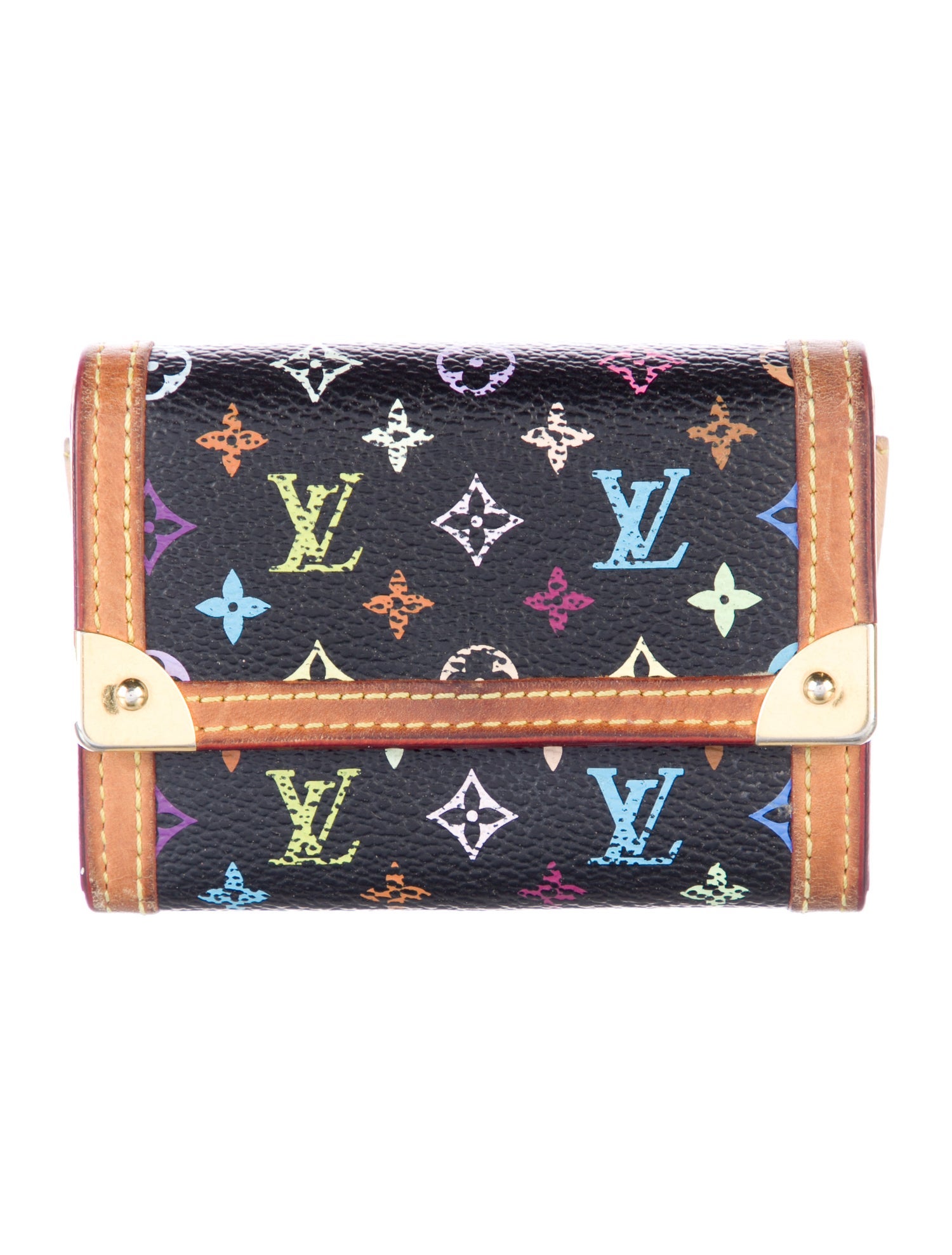 Louis Vuitton Multicolore Monogram Pattern Coated Canvas Wallet