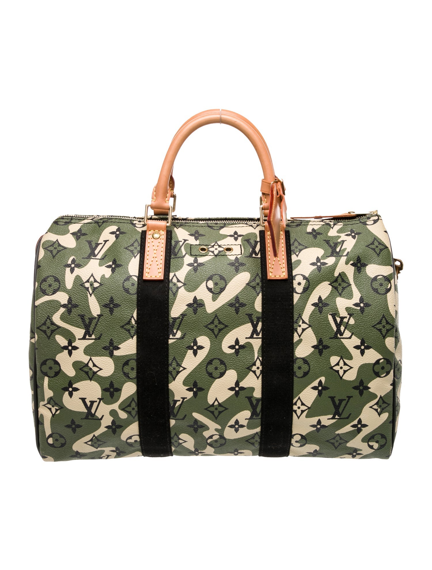 Louis Vuitton LV Monogramouflage Keepall Bandouliere 35