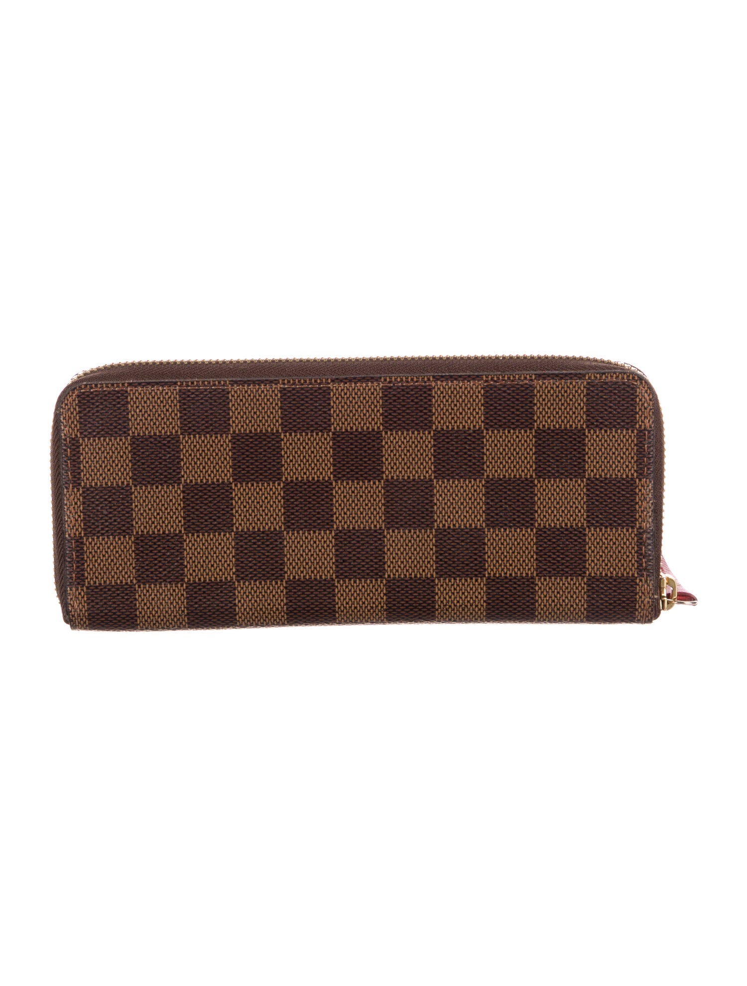 Louis Vuitton 2020 Damier Ebene Pattern Clemence Wallet