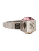 Louis Vuitton Crystal Gamble Cocktail Ring