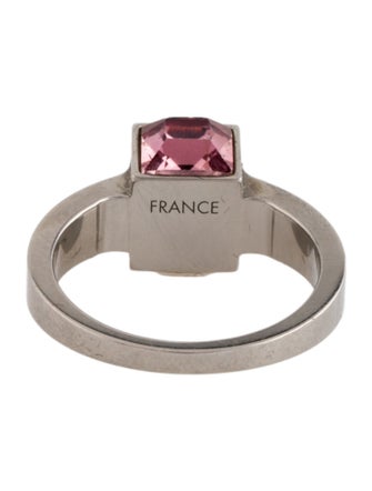 Louis Vuitton Crystal Gamble Cocktail Ring