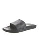 Louis Vuitton Monogram Eclipse Plaid Print Slides