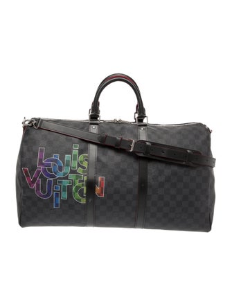 Louis Vuitton Damier Graphite Keepall Bandouliere 50