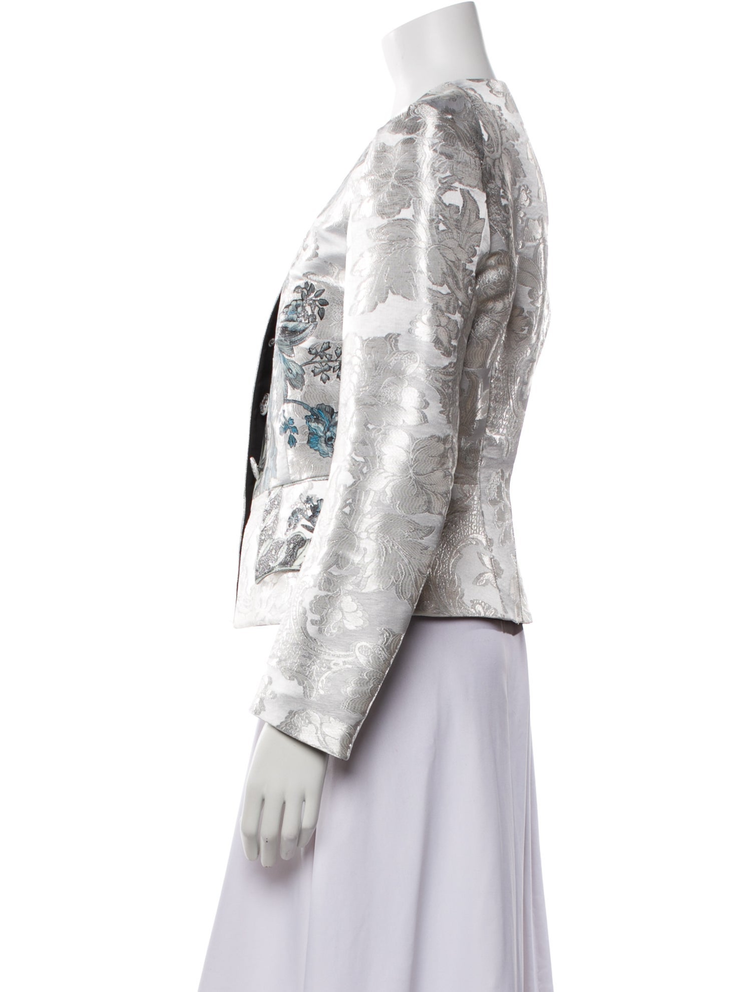 Louis Vuitton 2018 Tweed Pattern Evening Jacket