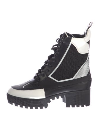 Louis Vuitton Laureate LV Monogram Combat Boots