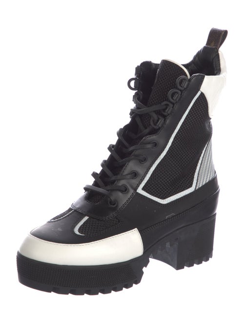 Louis Vuitton Laureate LV Monogram Combat Boots