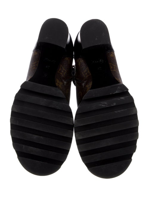 Louis Vuitton Monogram Pattern Combat Boots