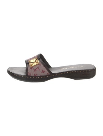 Louis Vuitton LV Monogram Canvas Slides