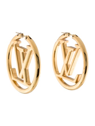 Louis Vuitton Louise Hoop GM Earrings