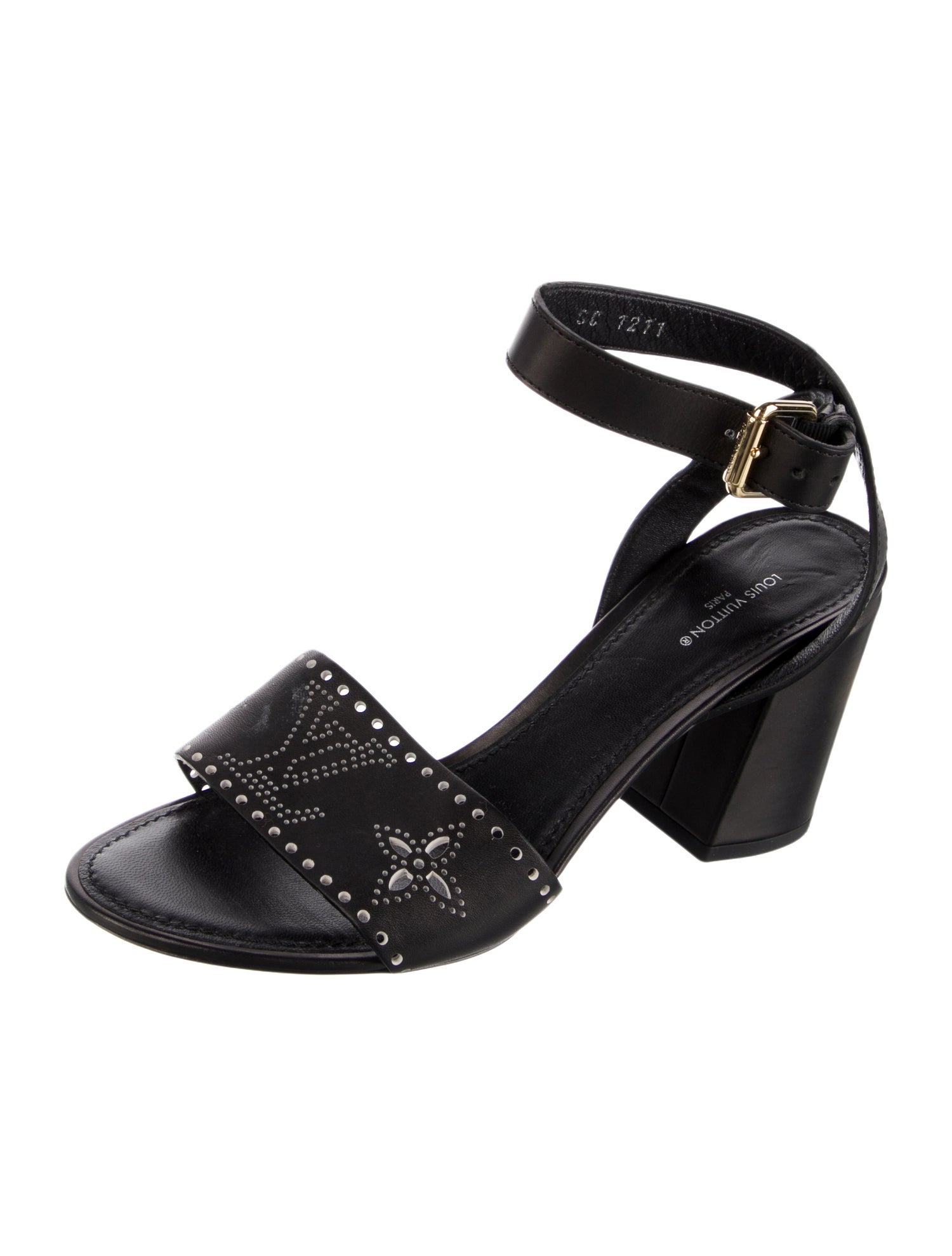 Louis Vuitton LV Monogram Leather Sandals