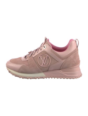 Louis Vuitton Suede Leather Trim Embellishment Sneakers