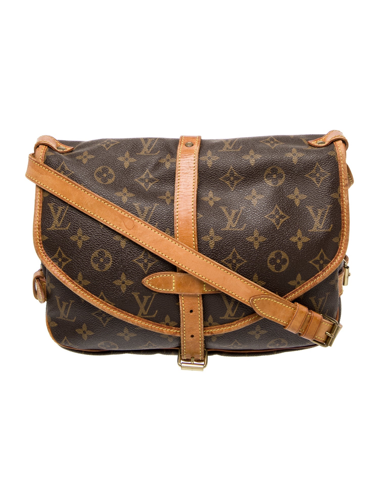 Louis Vuitton LV Monogram Saumur 30