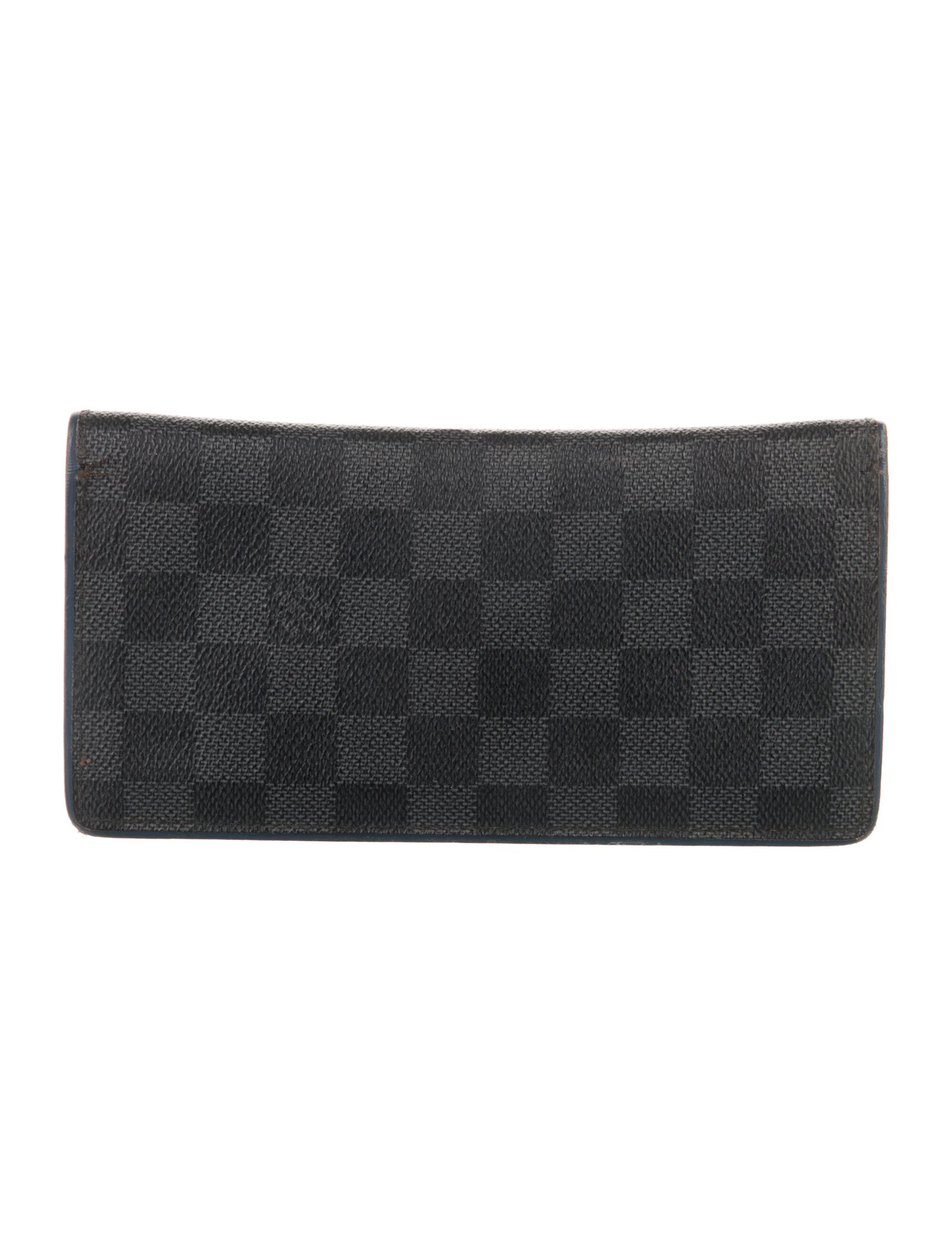 Louis Vuitton 2016 Damier Graphite Pattern Brazza Wallet