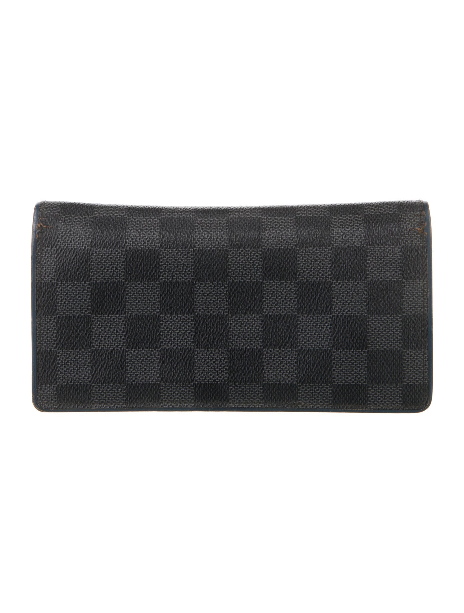 Louis Vuitton 2016 Damier Graphite Pattern Brazza Wallet