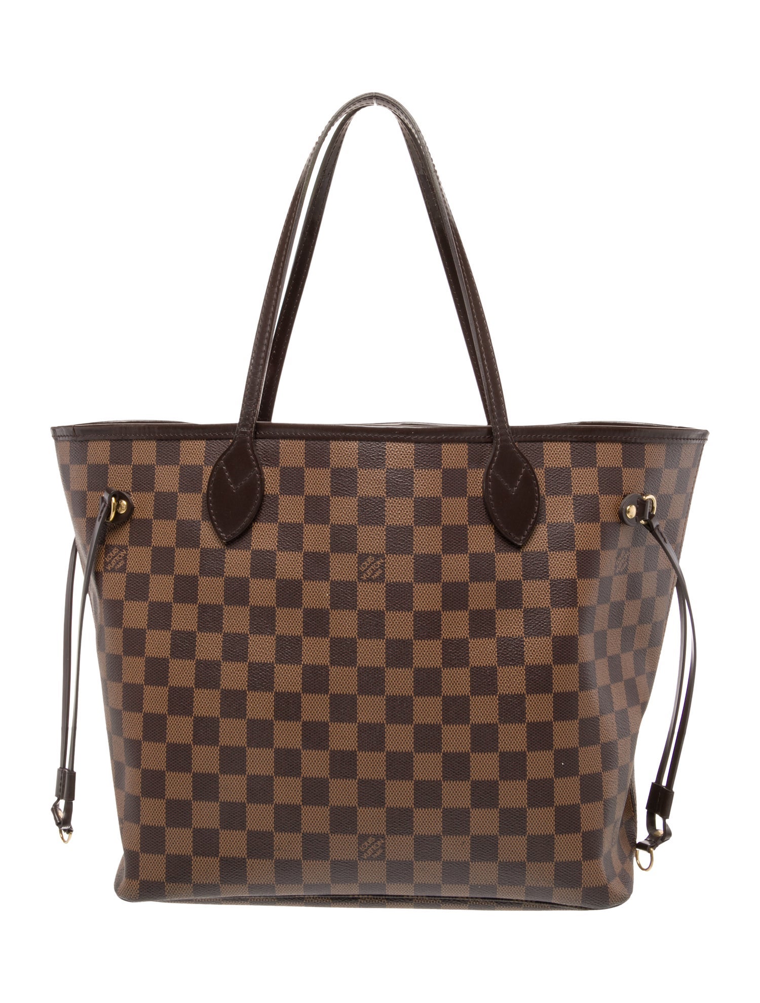 Louis Vuitton Damier Ebene Neverfull w/Pouch MM