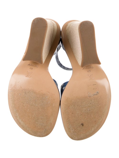 Louis Vuitton LV Monogram Denim Espadrilles