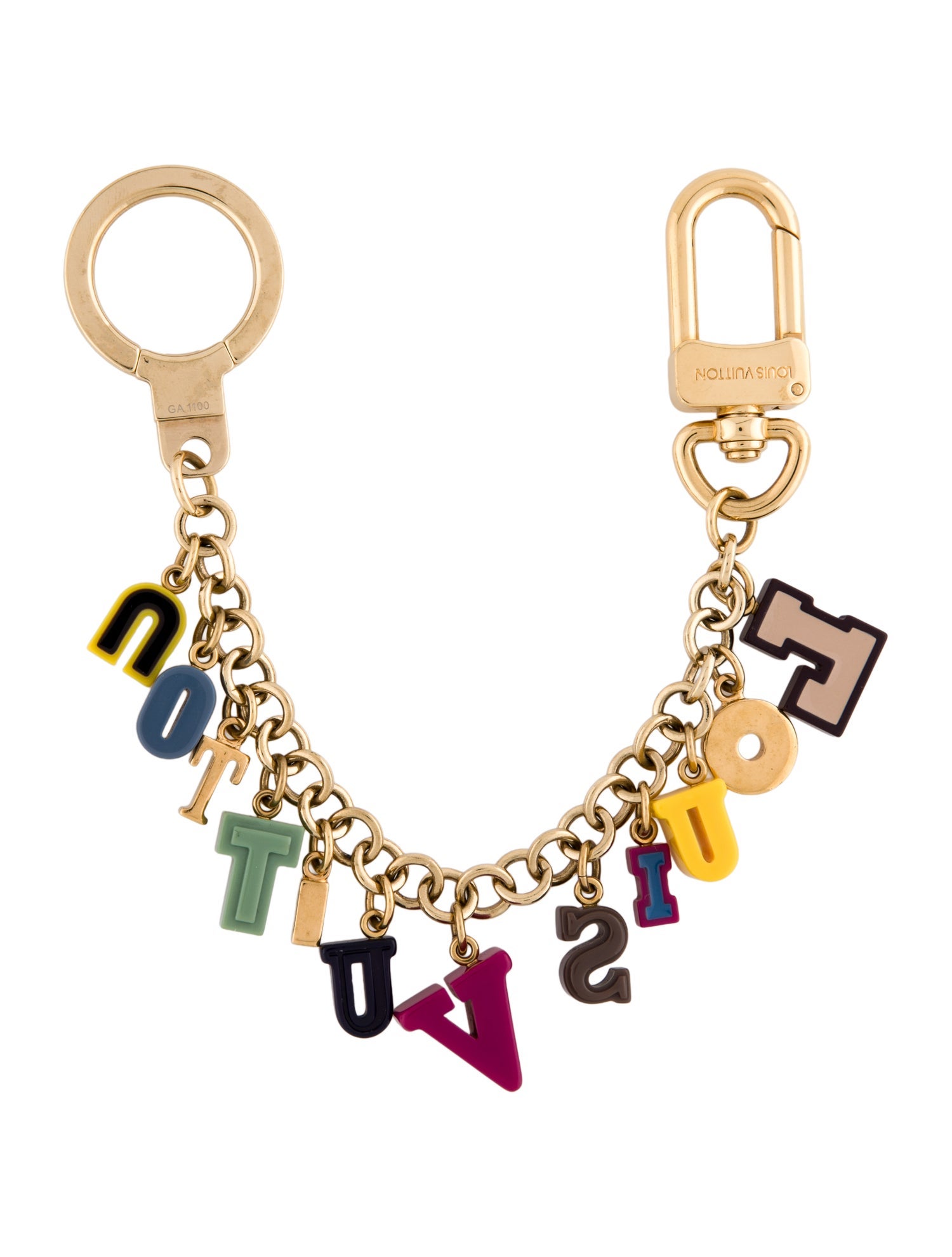 Louis Vuitton Multicolore Playtime Letters Key Holder & Bag Charm