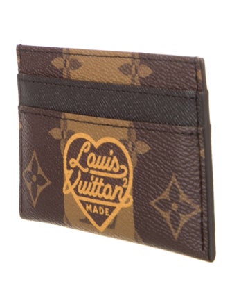 Louis Vuitton x Nigo Monogram Stripes Double Card Holder LV Monogram Card Case