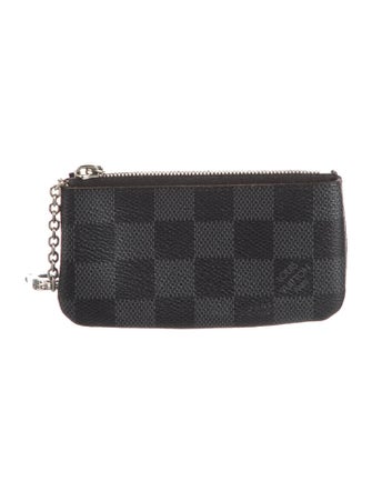 Louis Vuitton Damier Graphite Pochette Cles Key Holder
