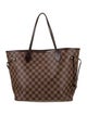 Louis Vuitton Damier Ebene Neverfull w/Pouch MM