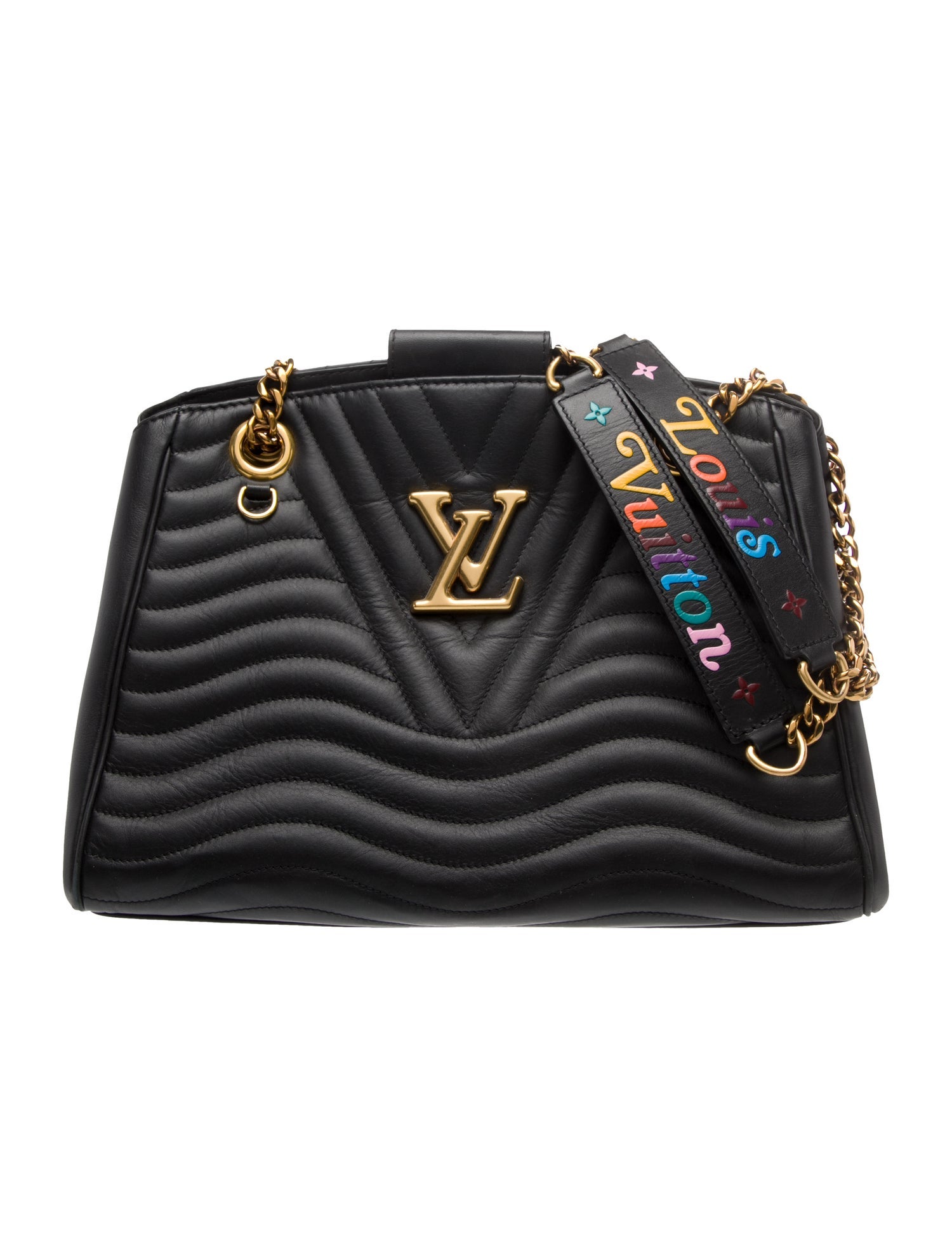 Louis Vuitton LV Monogram Wave Chain Tote