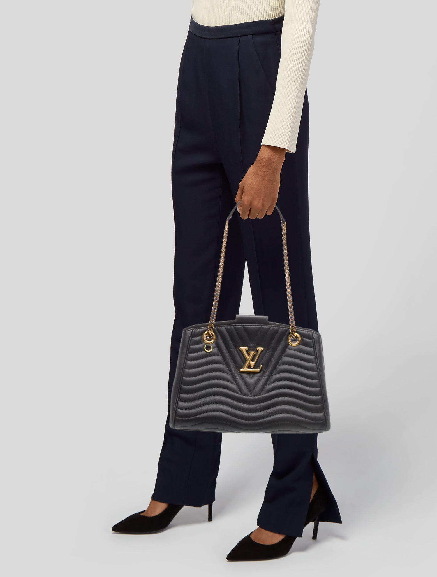 Louis Vuitton LV Monogram Wave Chain Tote