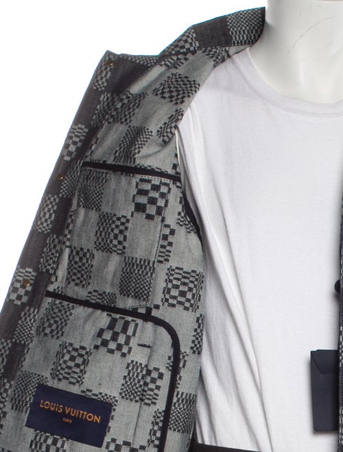 Louis Vuitton 2023 DISTORTED DAMIER Denim Jacket
